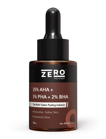 ZERO THE START 25% AHA 2% BHA 5% PHA Peeling Solution
