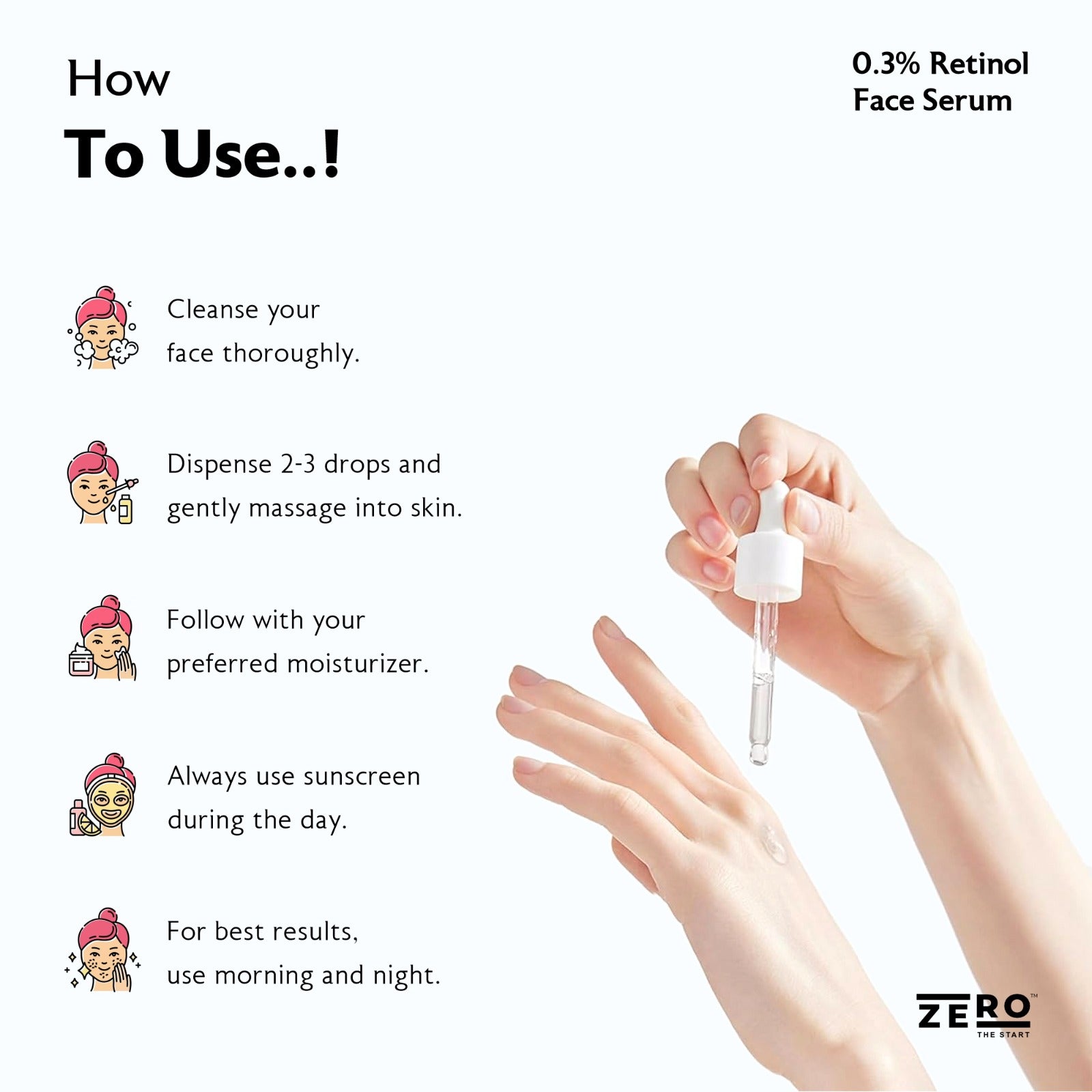 RETINOL FACE SERUM – Zero The Start